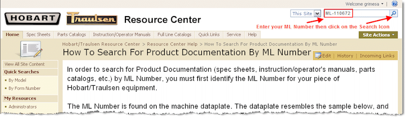 site search